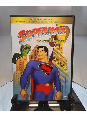 Superman vs. the Monsters and Villains (DVD) Vintage 2001 Retro Superheros Movie